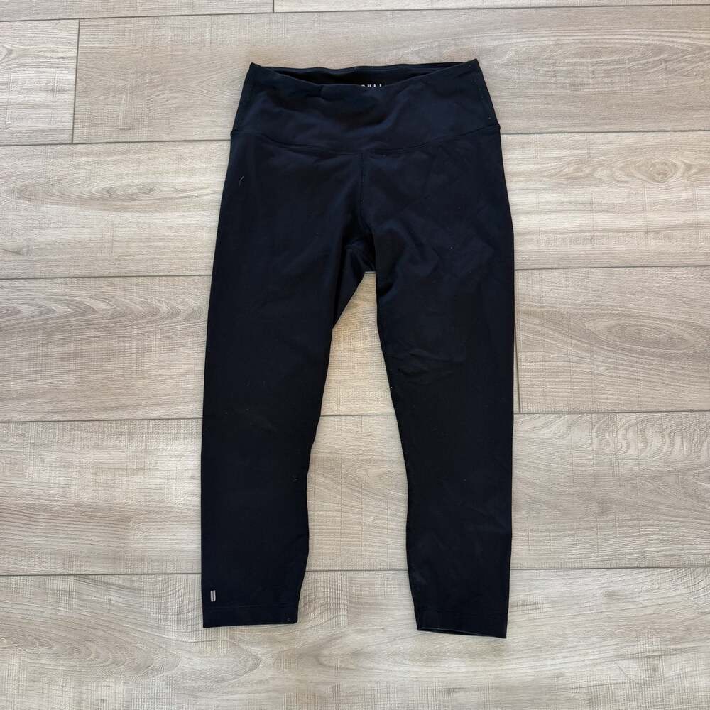 NOBULL Womens S Black High Waist Cropped Leggings